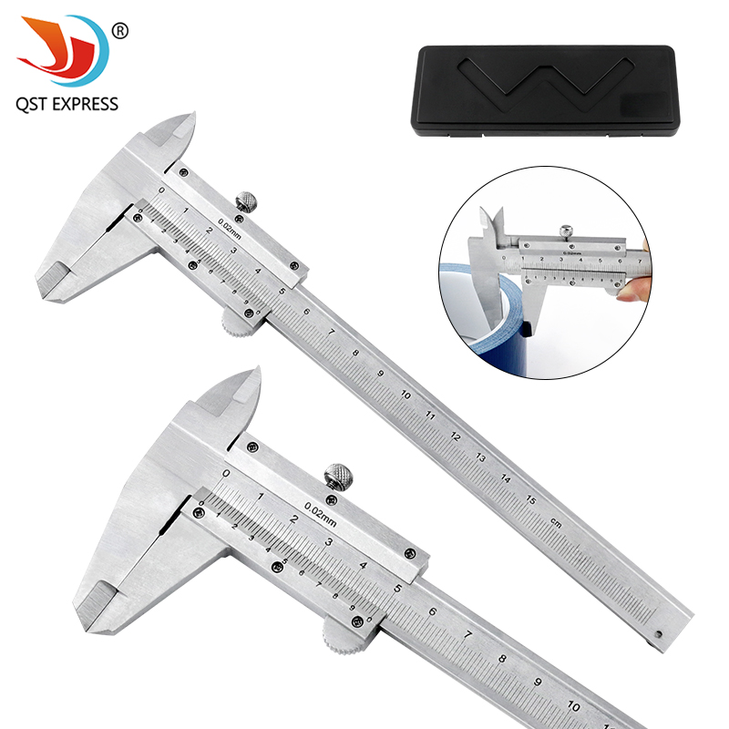 Digital Caliper 150Mm Stainless Steel - QSTEXPRESS Vernier Caliper 6