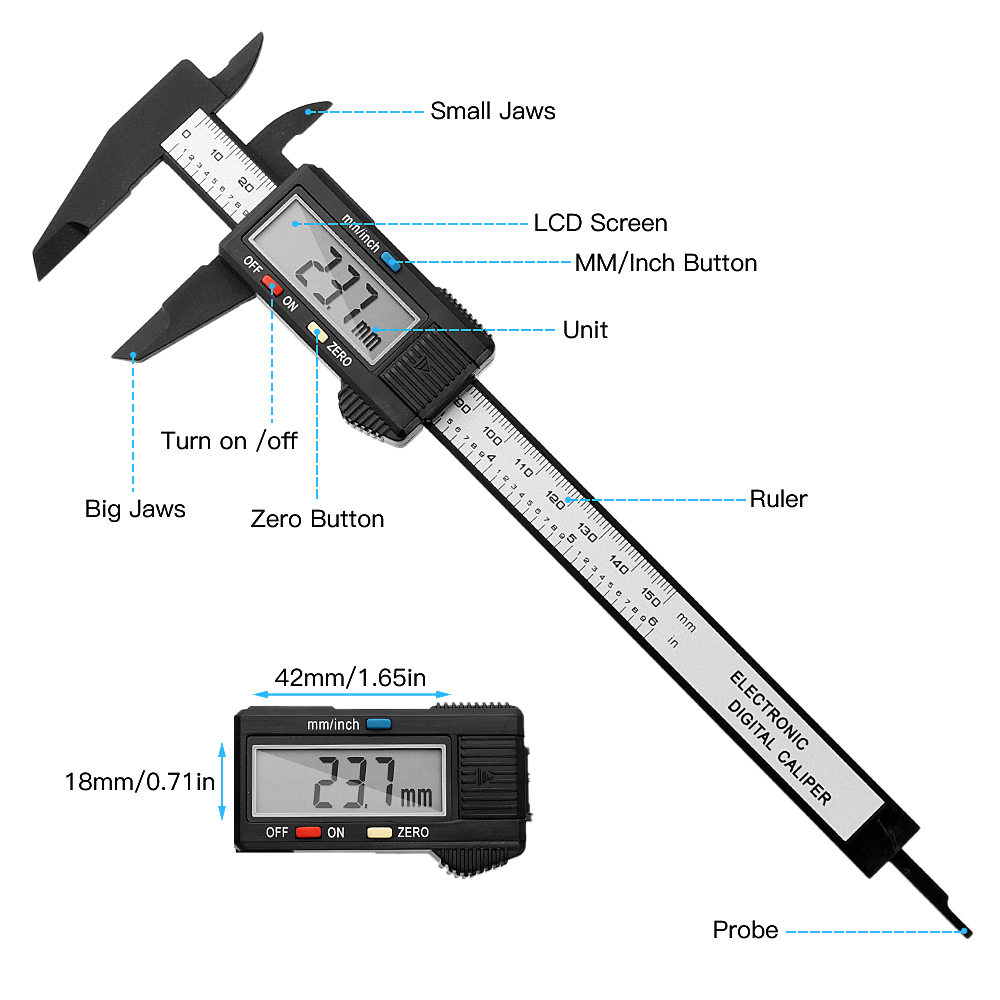 150mm Electronic Digital Calip - Digital Caliper 150Mm Stainless Steel review and price