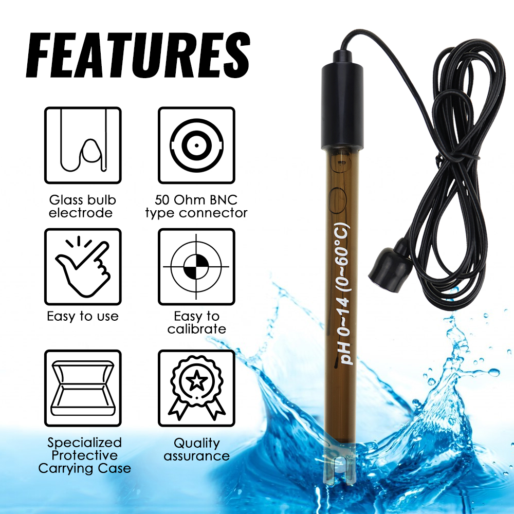 Ph Meter Ph Sonde Pool BNC Typ - Ph Meter Digital Water Tester review and price